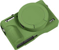 Easy Hood Camera Case Cover for Canon Powershot G7X Mark III Camera(Green) | With Removable Lens Cover,Soft Silicone Protective Case,Anti-Scratch,Slim Fit,Enhanced Grip,Lightweight Camera Accessories by EasyHood