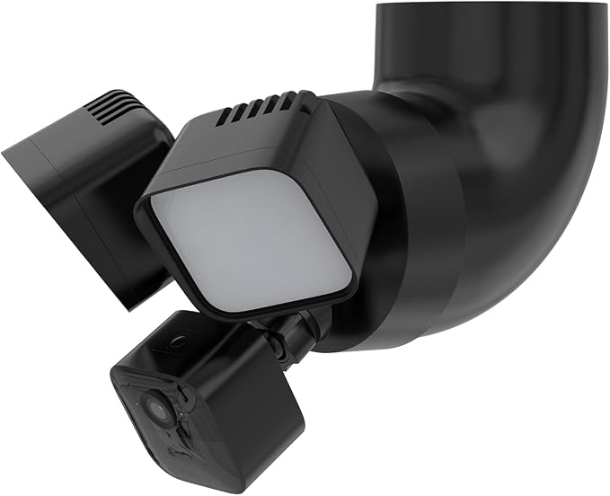 Eave Mount for Ring, Blink and Wyze Floodlight Camera, Black | 90° eave adapter, mounts floodlight cam upright like on wall, durable plastic, hardware included - Image 3