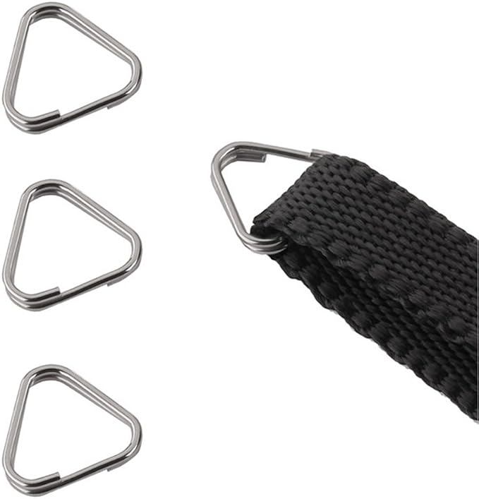 Foto&Tech 4 Pieces Lug Ring Camera Strap, Triangle Split Ring Hook, Compatible with Fujifilm Lecia Nikon Canon Sony Olympus Pentax Panasonic SLR RF Mirrorless Camera (Regular) - Image 4