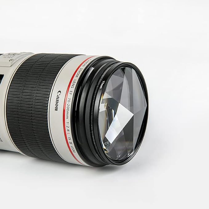 Pentaprism Filter Special Effects 77mm FX Glass Dazzling Film Large Screen Anamorphic DSLR Video Photography Camera Accessories - Image 2