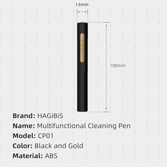Hagibis Cleaning Pen for Airpods Pro 1 2 Multi-Function Cleaner Kit Soft Brush for Bluetooth Earphones Case Cleaning Tools for Lego Huawei Samsung MI Earbuds (Black) - Image 7