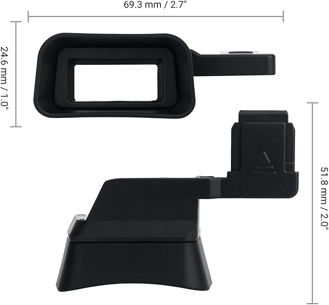 Extended A7C Eyecup for Sony Alpha 7C Only(Not Fit A7C II, A7CR) | Soft Silicon,Camera Viewfinder Eye Cup EVF Eyeshade Protector for Sony A7C Only - Image 7