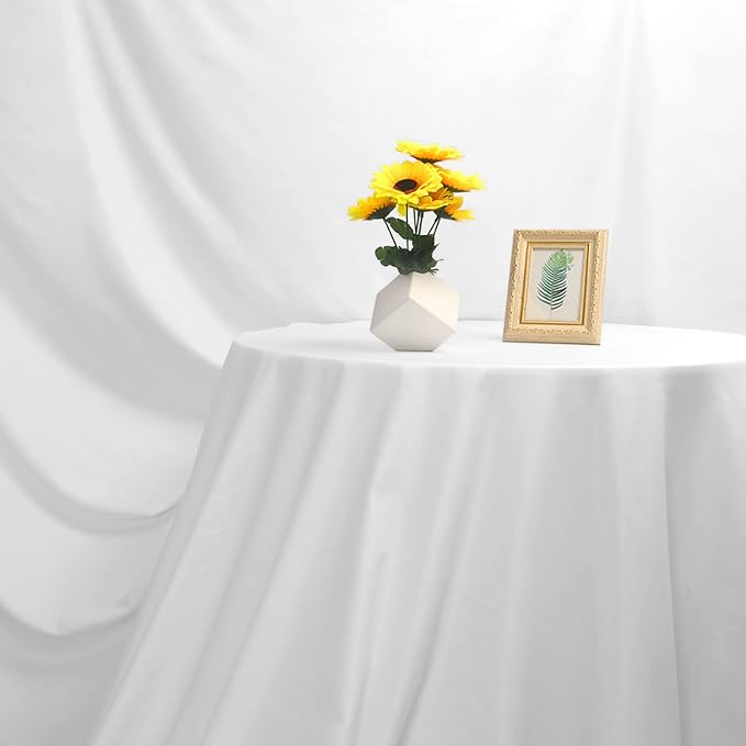 10 x 7 FT White Backdrop Background for Photography, Pure White Screen | High Density Fabric Curtain for Video, Photoshoot, Zoom Meeting, Record, Portrait Stand, Photo Studio, with Rod Pocket - Image 6