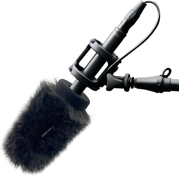 Microphone Wind Muff Pop Filter For Sennheir MKE600 Shotgun Microphone Cover windscreen Deadcat For Rode Ntg4 NTG5 shield Headset microphone windscreen For Sony Ecm-XM1 ECM673 674 ECM NV1 (gray) - Image 6