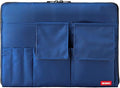 LIHIT LAB Laptop Sleeve with Storage Pockets (Bag-in-Bag), 10 x 13.8 Inches, Indigo (A7554-11N) by LIHITLAB