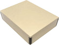 Lineco Museum Archival Storage Box, Drop Front, 9.75x12.75x3 in, Tan | Acid-Free with Metal Edge, Preserves Picture Longevity, Organize Photos, Newspapers, Prints, Documents, Crafts, DIY by Lineco