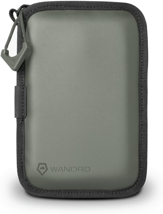 WANDRD Memory Card Case - Durable SD, Micro SD Card Holder for Creators | Camera Accessories & Electronics Organizer for Travel (Wasatch Green) by WANDRD