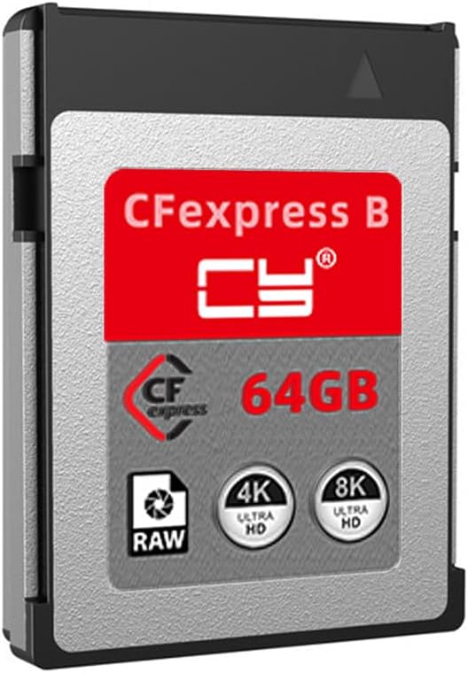 CFexpress Type-B 64GB Memory Card CFE CFB Adapter Compatible with XS Camera 8K RAW PCIe Expansion by NFHK