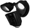 Silicone Skin Case Cover Compatible with Ring Floodlight Cam Wired Plus, Floodlight Camera (1st Gen) - Sun Glare, UV & Weather Protection Skins Cover - Black by MeffortInc