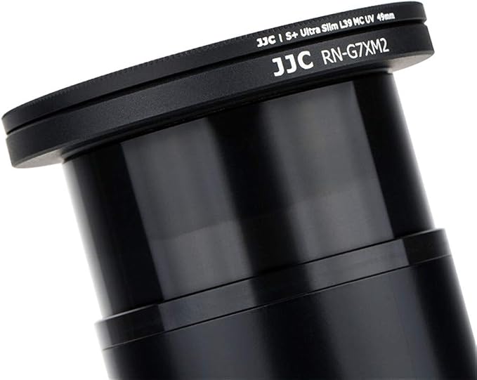 Metal 49mm Filter Lens Adapter with Cap for Canon PowerShot G7X III II G5X | Aluminium Alloy G7XM3 G7XM2 G7X G5X 49mm Filter Adapter, w Snap-On Lens Cap & Cap Keeper String,Installing UV CPL ND Filter - Image 6