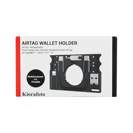 Multi-Functional Micro SD Card Holder for AirTag Portable Cable Card | for 3X TF MicroSD MSD Cards & 1x SIM Card Storage,with USB-C Cable,Type-C to Light & Type-C to Type-A Adapter,w Eject Pin - Image 9
