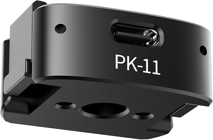 ULANZI PK-11 Pocket 3 Charging Adapter Base for DJI Osmo Pocket 3/Xtra Muse | Type-C Full-Function Port with 1/4 Screw Hole, Compatibility: Osmo Pocket 3, Black - Image 9