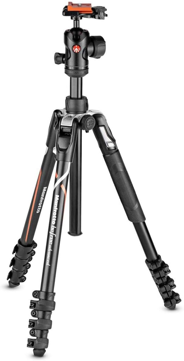 Manfrotto Befree Advanced Camera Tripod Kit Compatible with Sony Alpha7 and Alpha9 Cameras, Tripod Travel Kit with Ball Head and Lever Closure, Aluminium Tripod for Camera Accessories, DSLR,Mirrorless - Image 4
