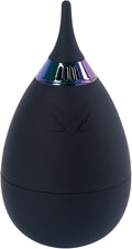 VSGO Camera Air Blower for Lens and Sensor Cleaning, Black+Colorful Ring | One-Way Air Valve; Tumbler Base Keeps Nozzle Raised; Soft Silicone Body; Easy-Squeeze Design; Pocket-Friendly Carry by VSGO