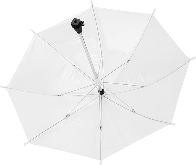 19.7" Camera Hot Shoe Umbrella Clear Camera Umbrella(NOT for Sunshade) | Transparent,Camera Umbrella Rain Cover for Nikon Canon Sony Fuji Mirrorless Cameras & Lenses Outdoor Shooting Photos Video - Image 9