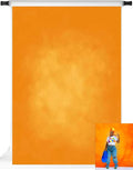 Kate Orange Photography Backdrops Abstract Photo Backdrop Poratrait Background for Photoshoot, 5x7ft by KateBackdropforPhotography