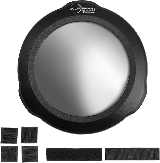 Celestron EclipSmart 6" Solar Safe Eclipse Telescope Filter – ISO Compliant | ISO 12312-2 Compliant, 6" Schmidt-Cassegrain Compatible, Observe Eclipses & Sunspots, Secure Fit, Natural Orange Tint by Unknown