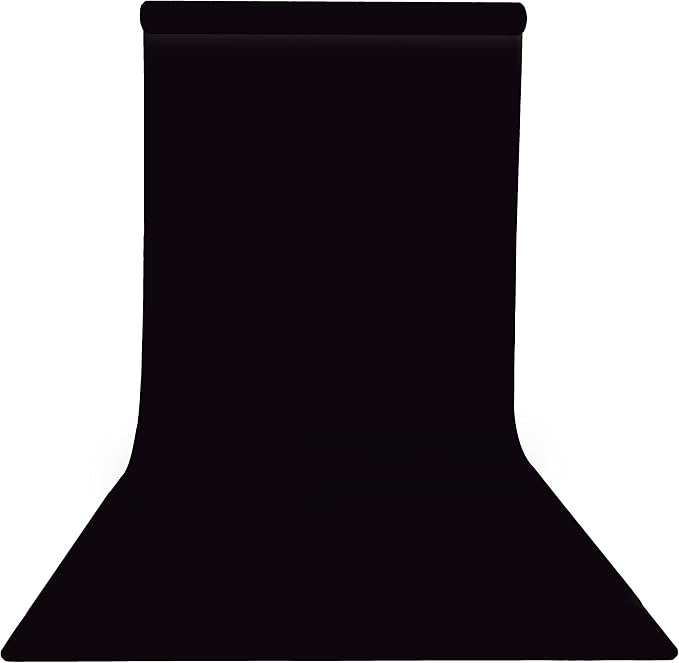 Yizhily Seamless Jet Backdrop Paper Roll, 53" x 16.4', Heavyweight MatteJet Photo Background for Small Studio Headshots, Tabletop Product & Food Photography | Headshots; portrait photography; product shoots; creative sets; small studio photoshoots - Image 4