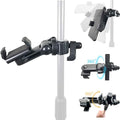 Accessory Basics Music Boom Mic Microphone Stand Smartphone Mount w/360° Swivel Adjust Holder for All Smartphones up to 3.75 inches Wide (Zoom Video Compatible) by Accessory+Basics