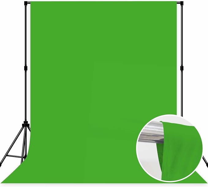 Green Photo Backdrop Professional Photography Background Polyester 8x10ft | Seamless Design eliminates Wrinkle Portrait Photography Wedding Dark Theme Decorations - Image 2