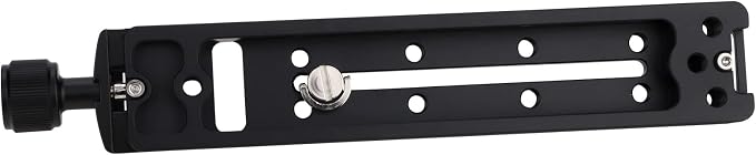 Camera Rail Nodal Slide 200mm Quick Release Plate Clamp Macro Rail with D-Ring Screws for Garmin Xero C1 DSLR Tripod Monopod Ball Head for Panoramic Close-up Photography - Image 6