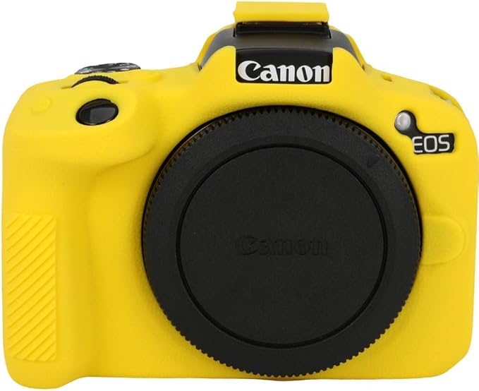 Case for R50, R50 Camera Silicone Protective Case, Lightweight, Anti-Scratch Slim Fit Soft Skin, R50 Accessories - Yellow by AEXUTDA