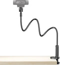 Flexible Webcam Stand Mount for Desk, Gooseneck Webcam Tripod with Clamp, Desktop Phone Holder & Table Top Tripod Compatible with Action Camera Gopro C922 C930e C920S C920 C615 C960 C920x Brio by LenTok