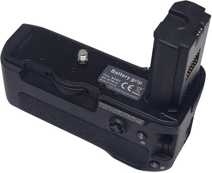 Professional Vertical Battery Grip Extension as VG-C3EM Replacement for Sony A9 A7III A73 A7RIII A7R3,Hold 1 or 2 NP-FZ100 Battery - Image 2