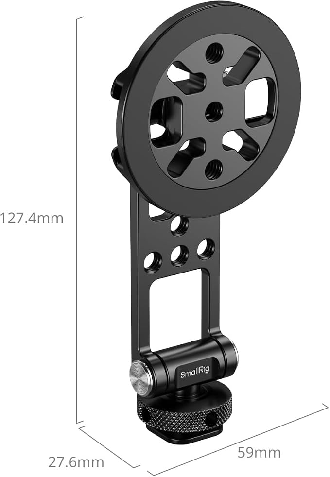 SMALLRIG Magnetic Metal Phone Mount with Cold Shoe Mount, Adjustable Rotatable Phone Tripod Holder Adapter for iPhone 17/16/15, Camera Monitoring, Tripods, Stabilizers - 5156 - Image 8