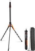 Extendable Travel Light Stand 7.2ft / 2.2m Portable Tripod with Carry Bag | Light Weight Adjustable Sturdy for Photography Studio Outdoor Shooting Speedlight Flash Reflector Ring Light by soonpho