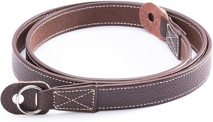 Vintage Minimalist Genuine Leather Camera Strap Crazy Horse Leather Shoulder Strap For DSLR For Fuji For Nikon For LEICA - Image 3