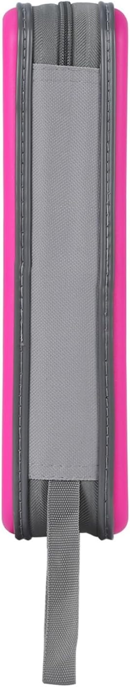 alavisxf xx CD Case, 96 Capacity Hard Plastic Organizer Wallet for Car | CD DVD Holder, Portable Hand Strap, Zipper Closure, Anti-Slip Scratch-Resistant Sleeves, Disc Storage, for Home Office Travel - Image 6