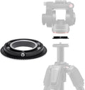 Manfrotto Video kit, Head 500 Series (Adapter-Fluid Head 500X) | Xchange 60mm Flat Base Aluminum, Anti-Rotation Compatibility by Unknown
