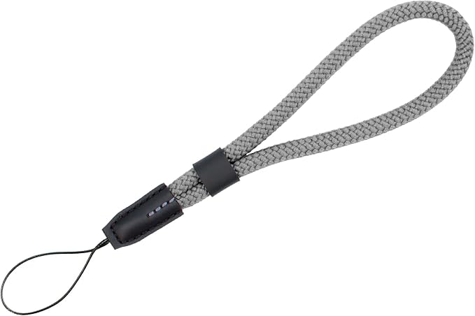 VKO Soft Camera Wrist Strap, Rope Camera Hand Strap | for Point-and-Shoot Camera,Mirrorless Camera,Small Camera Hand Strap Grey by VKO