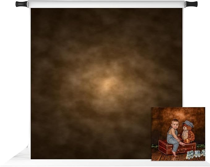 Kate 10x10ft Abstract Backdrops for Photographers Brown Painted Background Portrait Photography Props by KateBackdropforPhotography