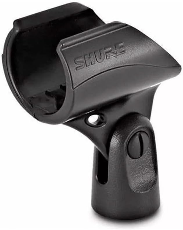 Shure WA371 Microphone Clip for Wireless Handheld Transmitters | Replacement mic clip that securely holds all Shure wireless handheld transmitters on a standard mic stand - Image 2
