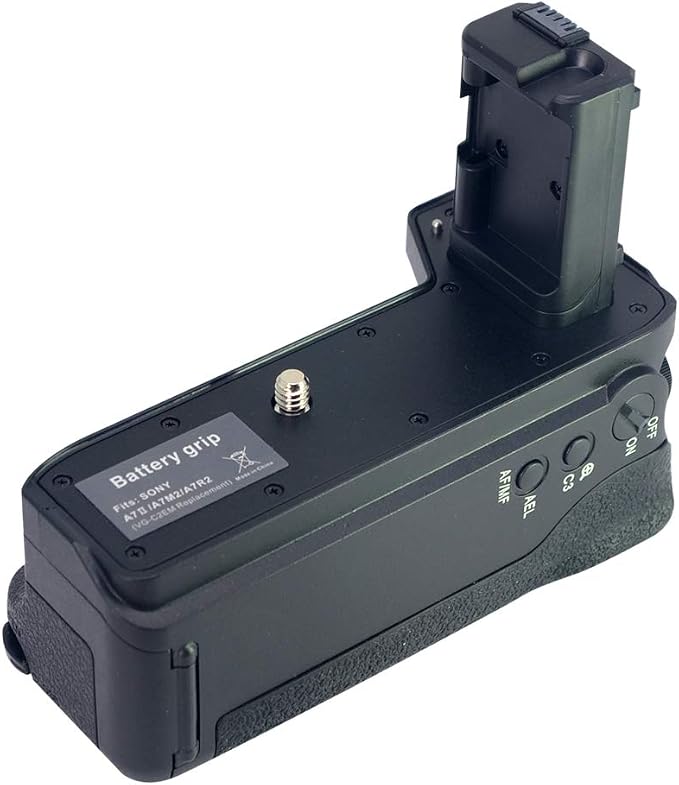 MCO-A7II Vertical Battery Grip as VG-C2EM Replacement for Sony A7II A7S II A7R II, Hold NP-FW50 Battery(Battery not Included) - Image 3