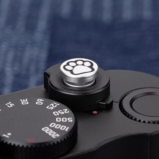 Camera Shutter Button Compatible with FUJIFILM X-T5 X-T4 X-T20 X-T30 X-T200 X-PRO2 ，,Soft Release Button for laica M9 (Cats paw2) - Image 6