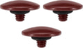 PATIKIL Camera Shutter Button, 3 Pack Soft Shutter Release Button Pure Copper Camera Button Convex Suitable for Nikon for Fujifilm for Leica DSLR/SLR Camera, Dark Red by PATIKIL