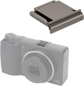 JJC Gray Camera Shoe Cover for Ricoh GR IV GRIV GR4 GR IV HDF GR IV Monochrome, Replaces GK-2 Shoe Cover, Flash Hot Shoe Cover Cap for GR IV GRIV GR4 by JJC