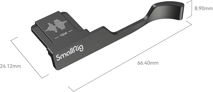 SmallRig Thumb Grip with Hot Shoe Cover for FUJIFILM X100VI / X100V (Black) - 4559 - Image 3