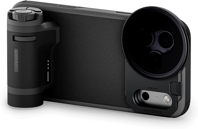 Tilta Khronos Lite Creator Kit | Compatible with iPhone 17 Pro Max | Professional Camera Rig for Phone Filmmaking | Bluetooth Handle, ND & Polarizer Filter Set - Black by Tilta