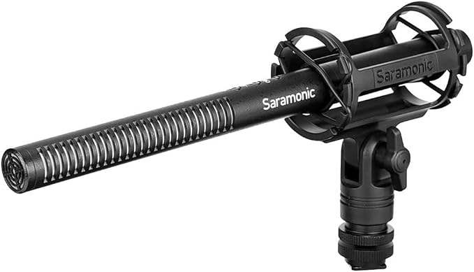 Saramonic SoundBird V1 Professional Supercardioid Shotgun Mic | +48v & AA Power, Shock Mount, Windscreen, Pouch & XLR - Image 3