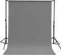 Kate Gray Photography Backdrop Solid Neutral Grey Background for Portrait | Pure Grey Cloth for Headshots, Product Photos, Videos, Streaming, Parties Photo Booth Professional Photography Studio 6ft×9ft by KateBackdropforPhotography