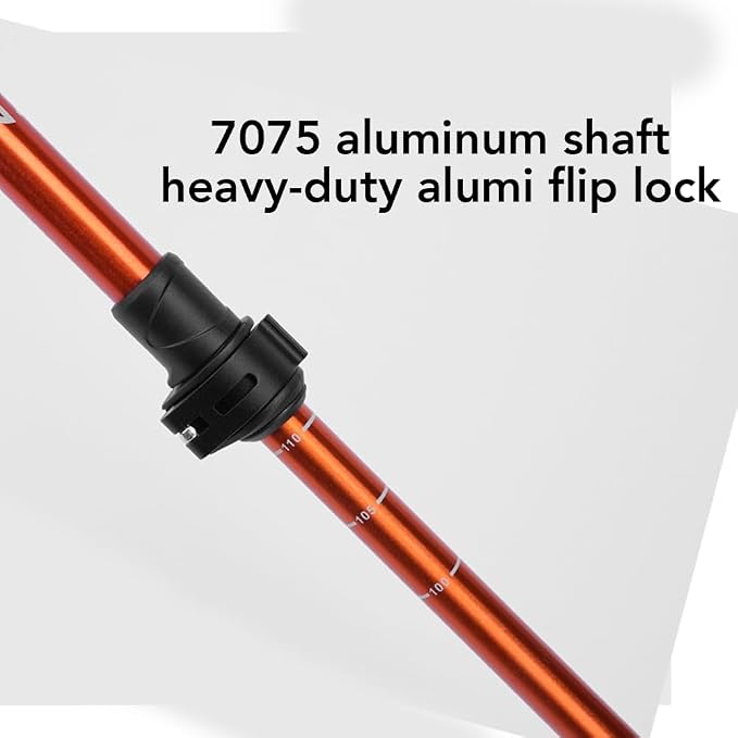 Selfie Trekking Pole – Ultralight 7075 Aluminum Hiking Poles with Built-in 1/4” Mount, Selfie Clamp, Tripod & Camera Kit – Adjustable Flip-Lock Walking Stick for Men & Women - Image 6