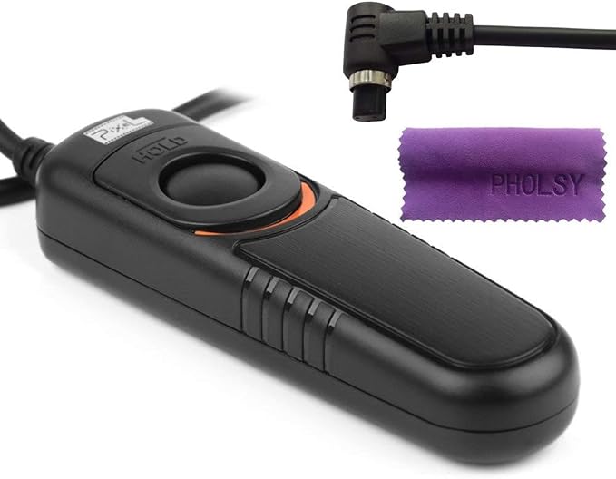 Pixel Remote Shutter Switch N3 Shutter Release Cable for Canon, RS-80N3 | For Canon EOS R3 R5 R5-II R5C 6D-II 1DX-II/III 1DS-II/III 1D-II/III/IV 1DC 5D-II/III/IV 5DS 5D 6D 7D-II 50D 40D D2000 etc. by Pixel