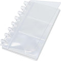 Mogoostry Clear Discbound Album Sheet Protectors 8 Discs 2.5 x 3.5 Inch 3 Pockets Inner Page Plastic Protective Sleeves Organizer by MoGuShiYe
