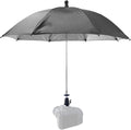 Camera Hot Shoe Umbrella, 360 Swivel DSLR Camera Sunshade & Rain Cover for Camera with Hot Shoe, Waterproof Photography Accessory for Outdoor Photographing, Filming, Live Streaming, 20 Inch by SnowTing