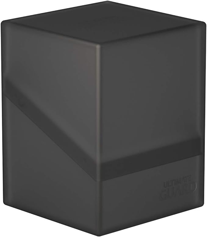 Ultimate Guard Boulder 100+ Classic, Deck Case for 100 Double-Sleeved TCG Cards, Onyx, Secure & Durable Storage for Trading Card Games, Soft-Touch Finish by UltimateGuard