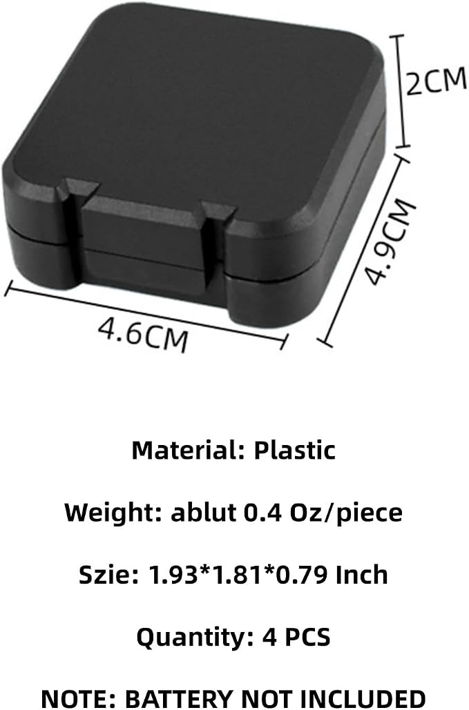 Pack of 4 Plastic Protective Storage Case Boxes Compatible with Battery of Insta360 Ace/Ace Pro 2 Cameras, Multifunctional Battery Case Organizer with Memory Card Slot - Image 7